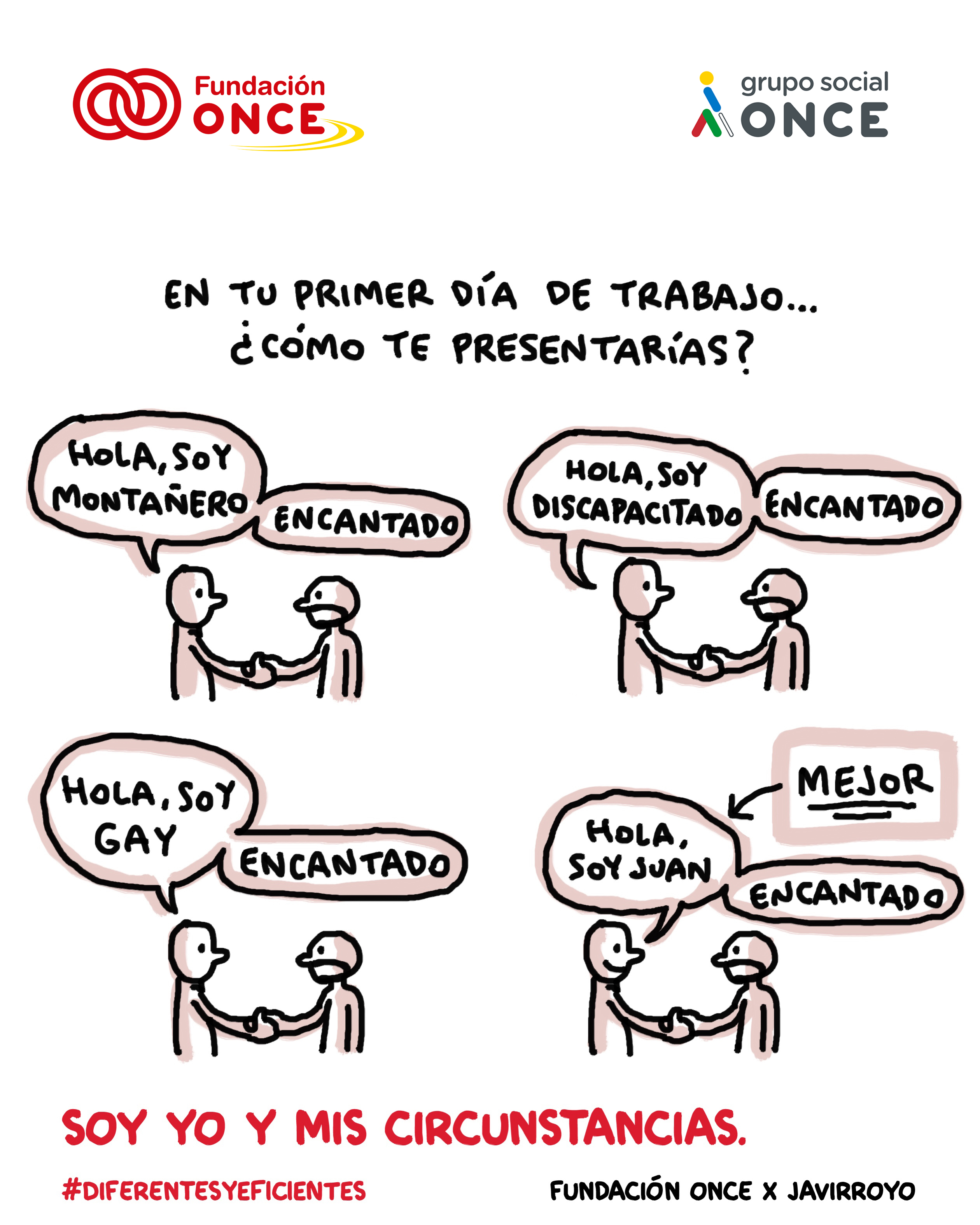 Viñeta soy yo y mis circunstancias.