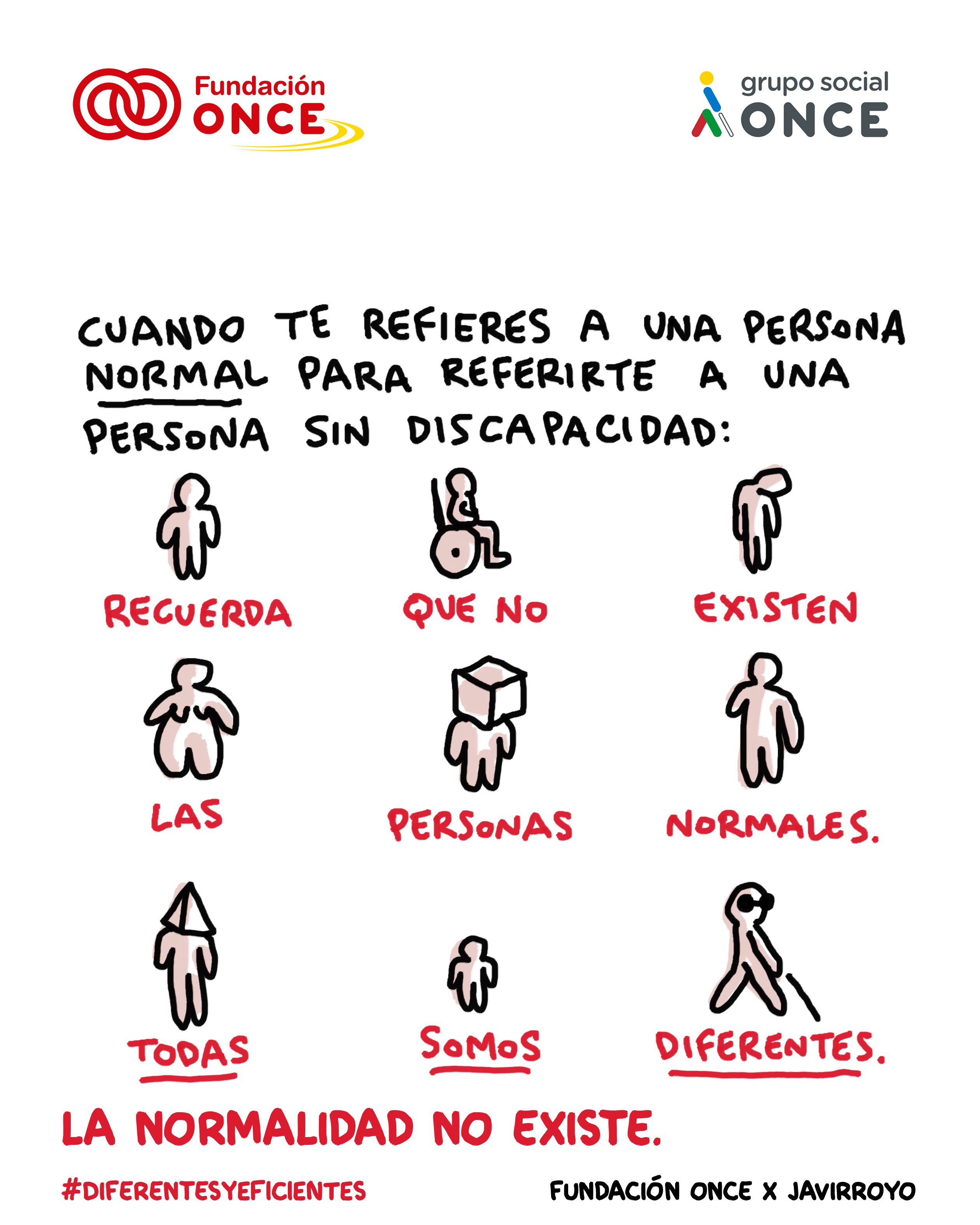 Viñeta la normalidad no existe.