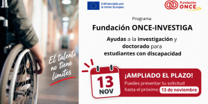 Creatividad de las Becas Investiga de Fundación ONCE