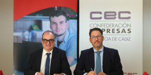 Momento de la firma del convenio