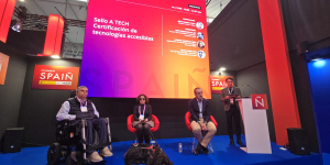 Foto de la intervención de Fundación ONCE