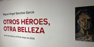 Imagen con el titulo de la exposición en Cambio de Sentido