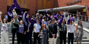 Foto de la graduación de los alumnos de la UPO