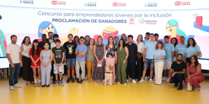 Foto de familia del acto de proclamación de ganadores en Madrid