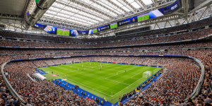 Foto del estadio Santiago Bernabéu