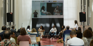Foto de la presentación de Esenciales en Málaga