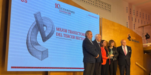 Foto del acto de entrega de premios