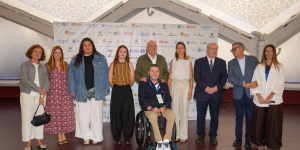 Foto de familia del acto institucional en Valladolid