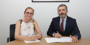 Foto del acto de presentación del acuerdo en Córdoba