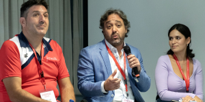 Fotografía de la participación de Fundación ONCE en StartUp Olé