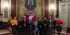 Foto de familia del acto de entrega de premios