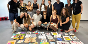Foto de los asistentes al taller
