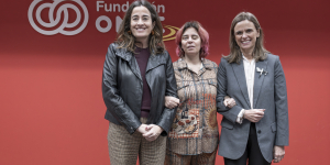 Foto del acuerdo en la sede de Fundación ONCE