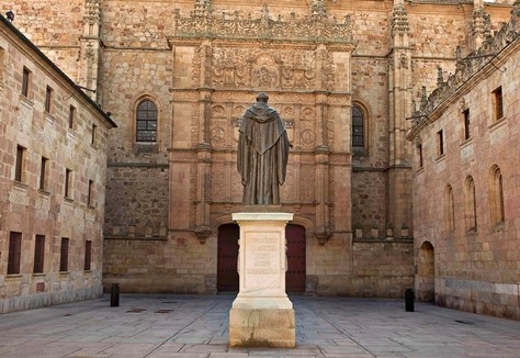 Foto del patio de la Universidad de Salamanca