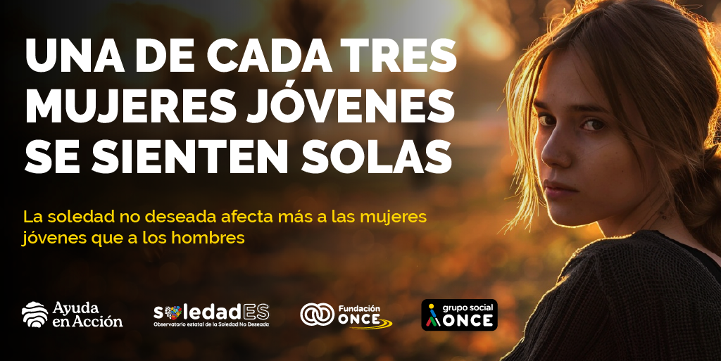 Creatividad del Observatorio de Soledad no deseada de Fundación ONCE