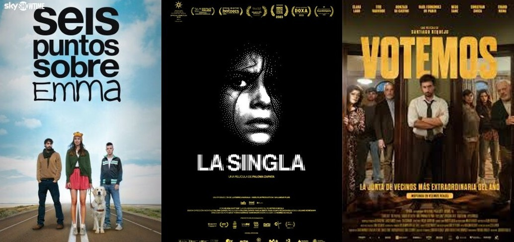 Imagen de los carteles de cine del mes de julio de la Bienal