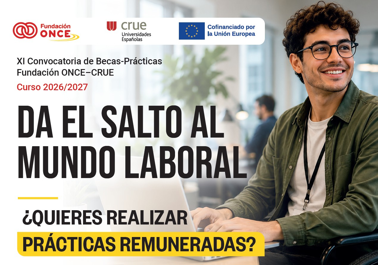 Creatividad de las becas CRUE-Fundación ONCE