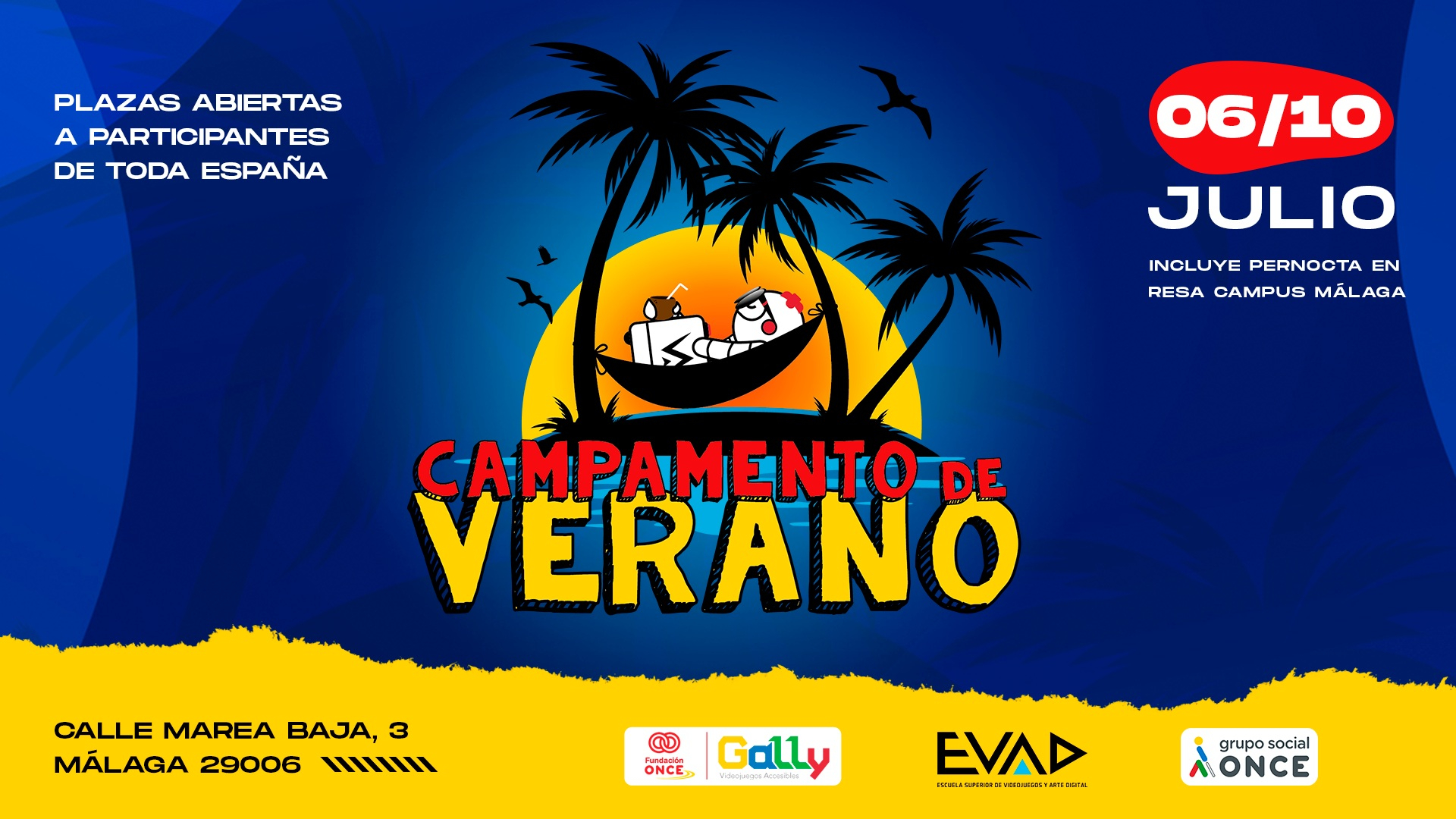 Creatividad del Campamento de verano de 'Ga11y' en Málaga