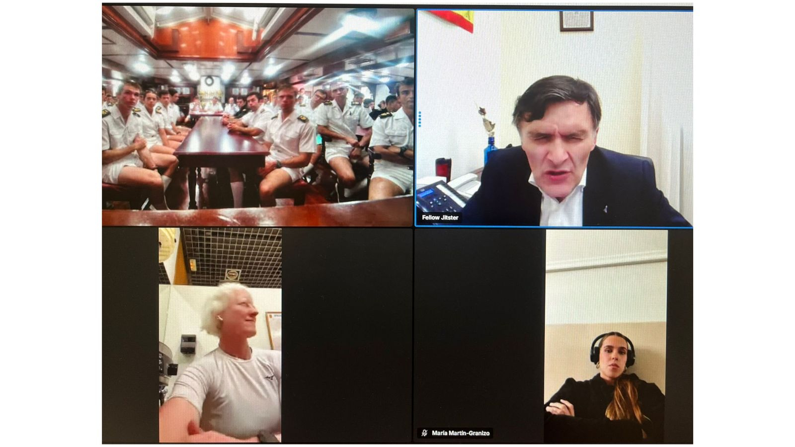 Captura de la videoconferencia