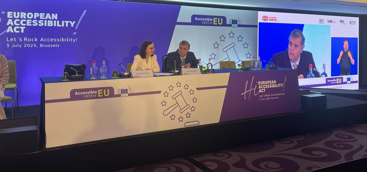 Foto del acto de apertura en Bruselas