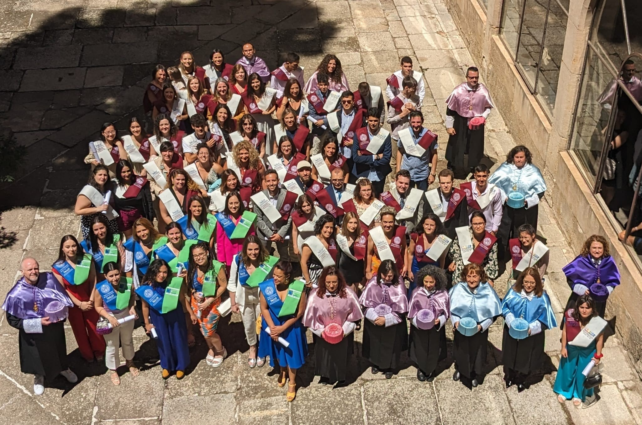 Fotografía de la graduación del curso del pasado año