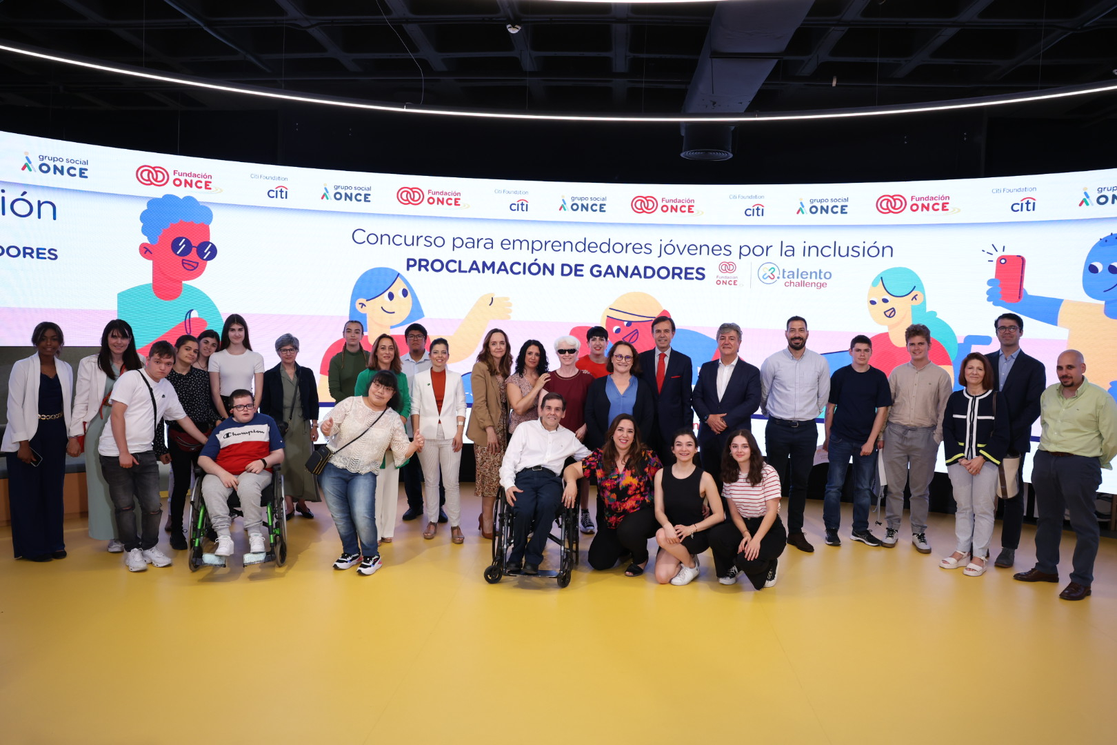 Fotografía del acto celebrado en Por Talento DIgital de Fundación ONCE