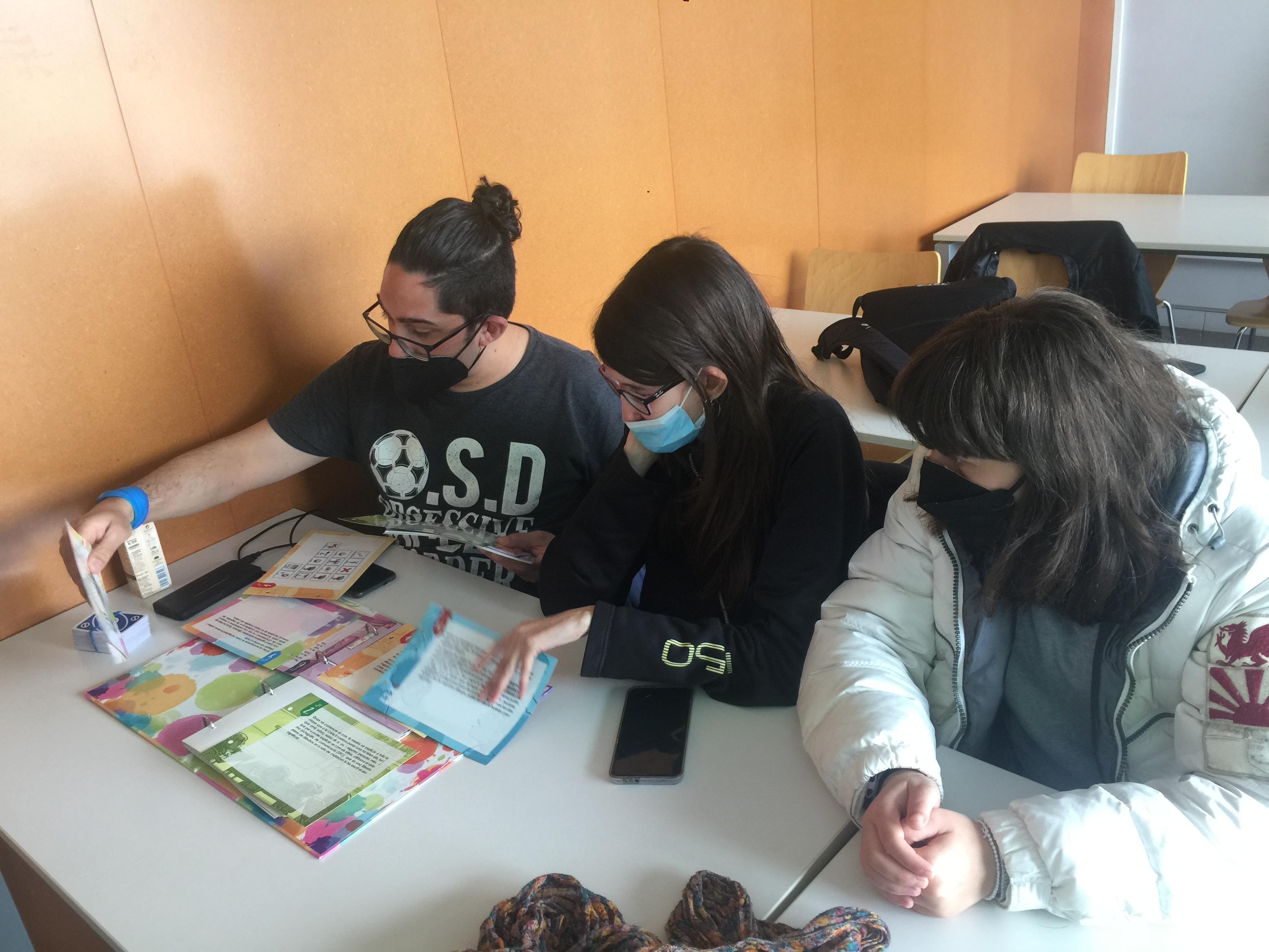 Foto de los alumnos en una actividad del curso