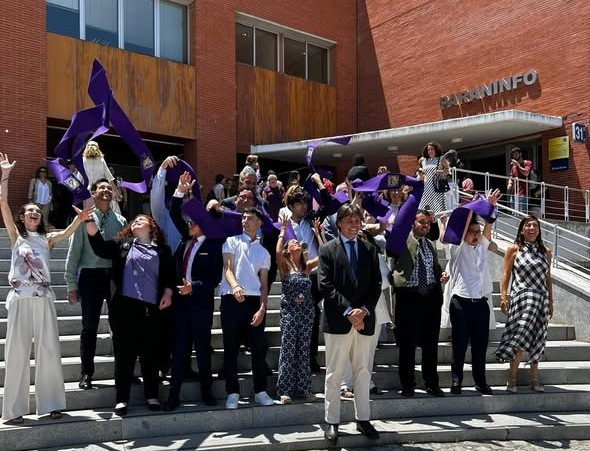 Foto de la graduación de los alumnos de la UPO
