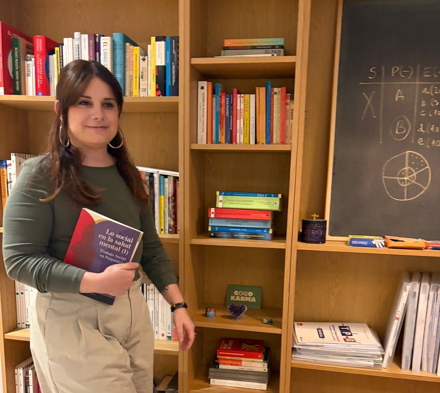Foto de la alumna becada en Aragón