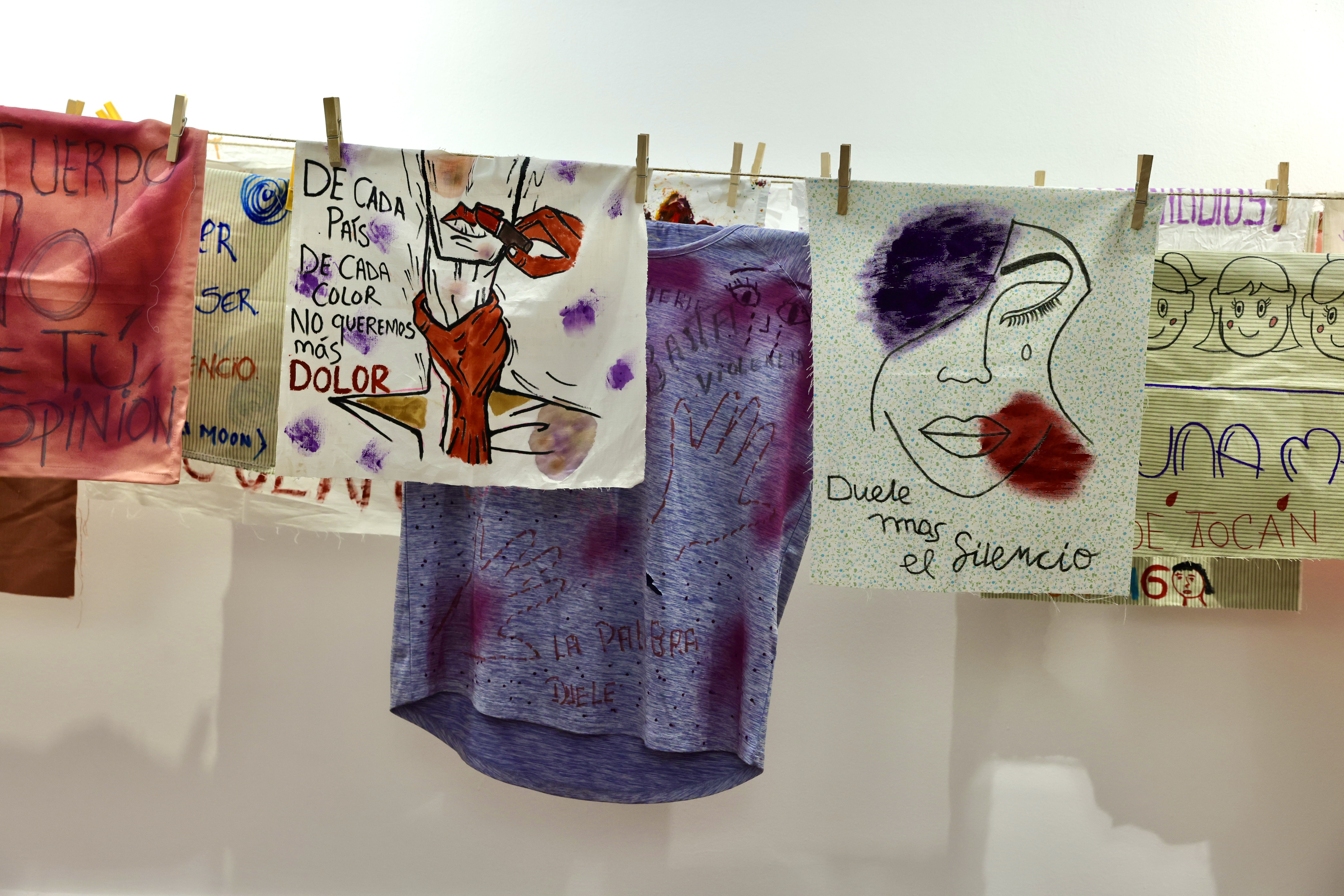 Foto de la exposición en la sala Cambio de Sentido de Fundación ONCE
