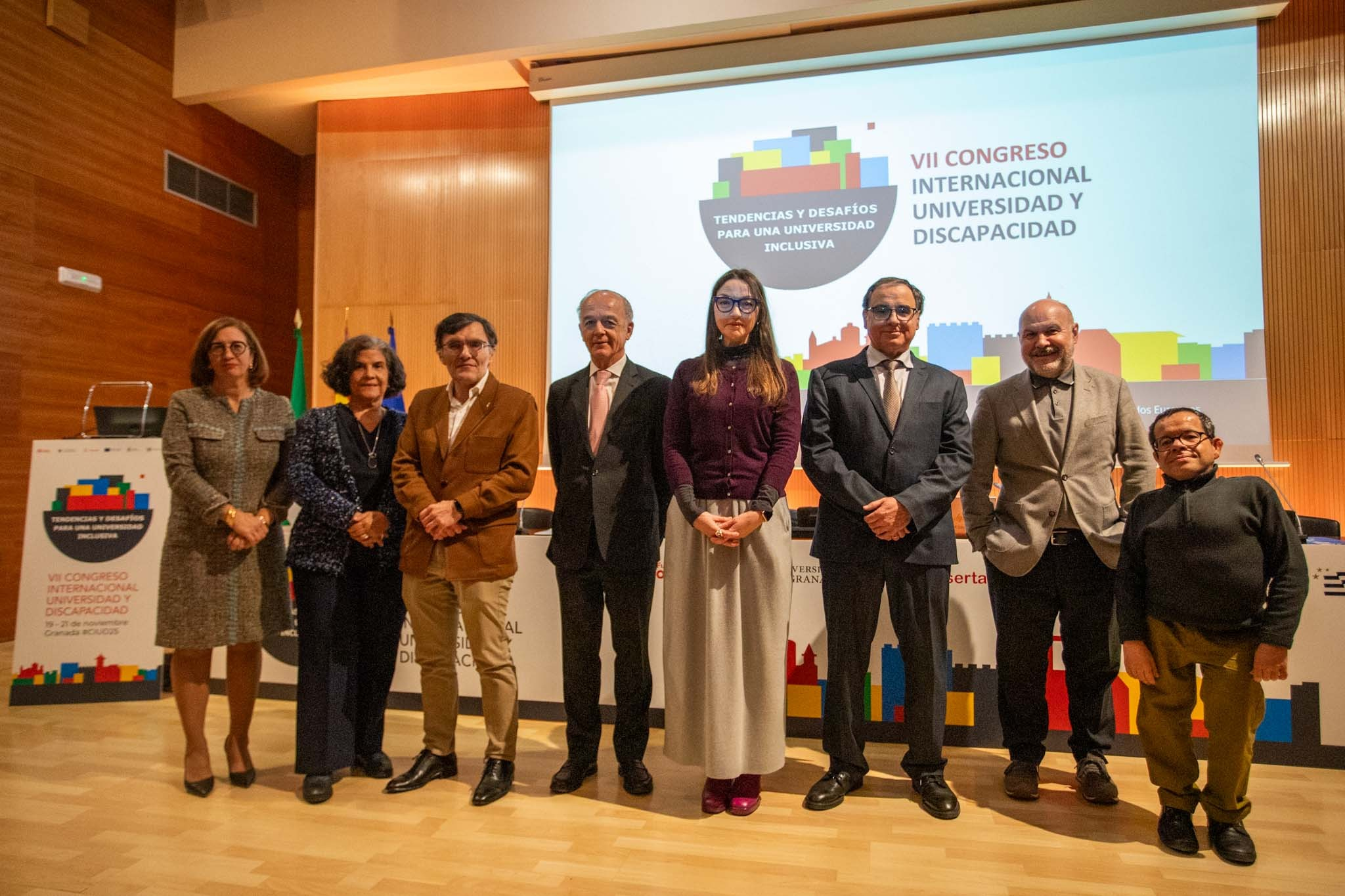 Foto de familia en la inauguración del Congreso en Granada