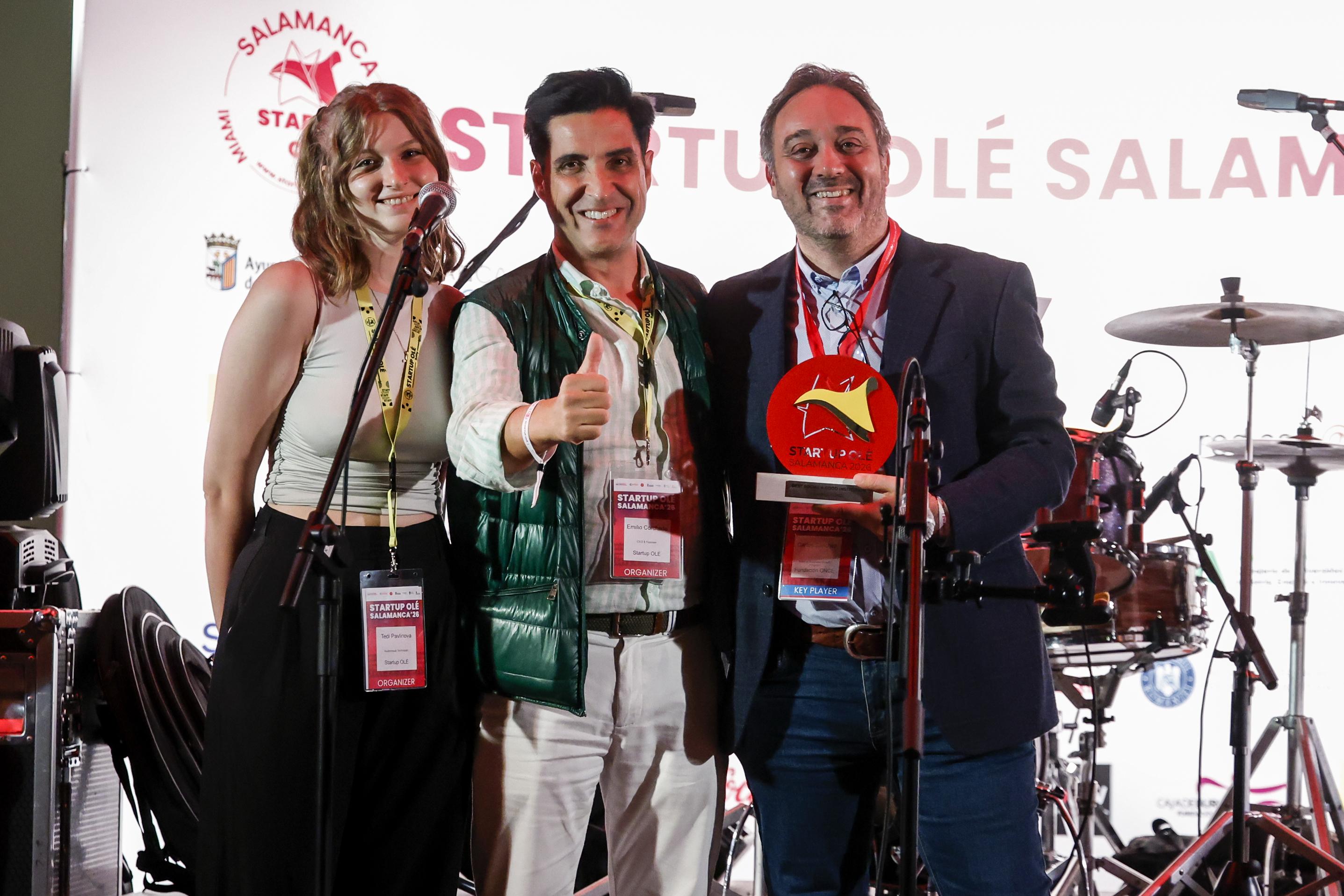 Foto del acto de entrega de premios