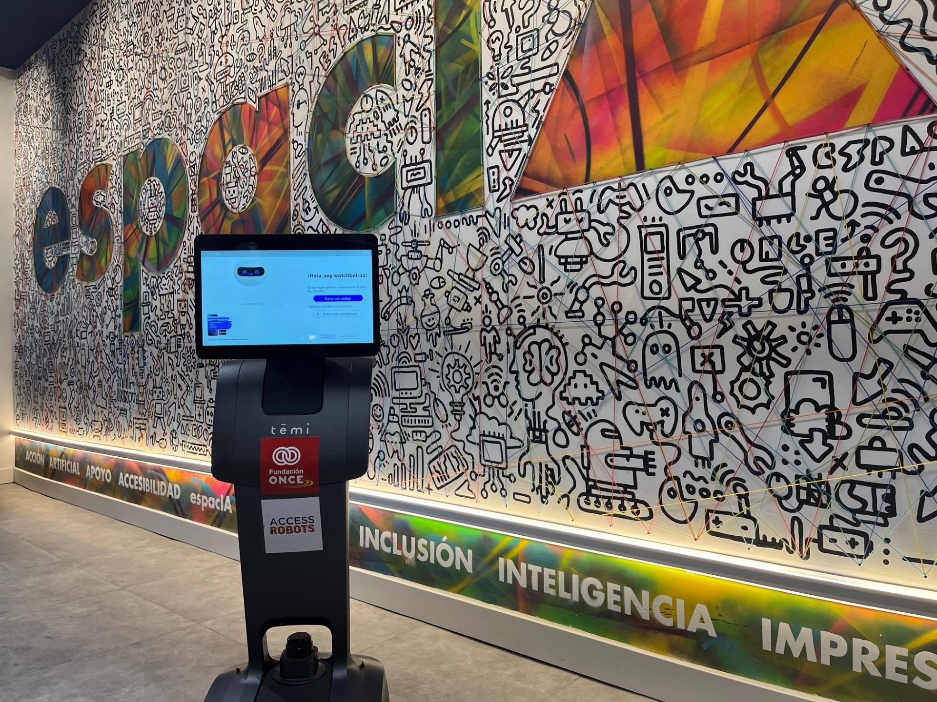 Foto del robot 'TEMI'