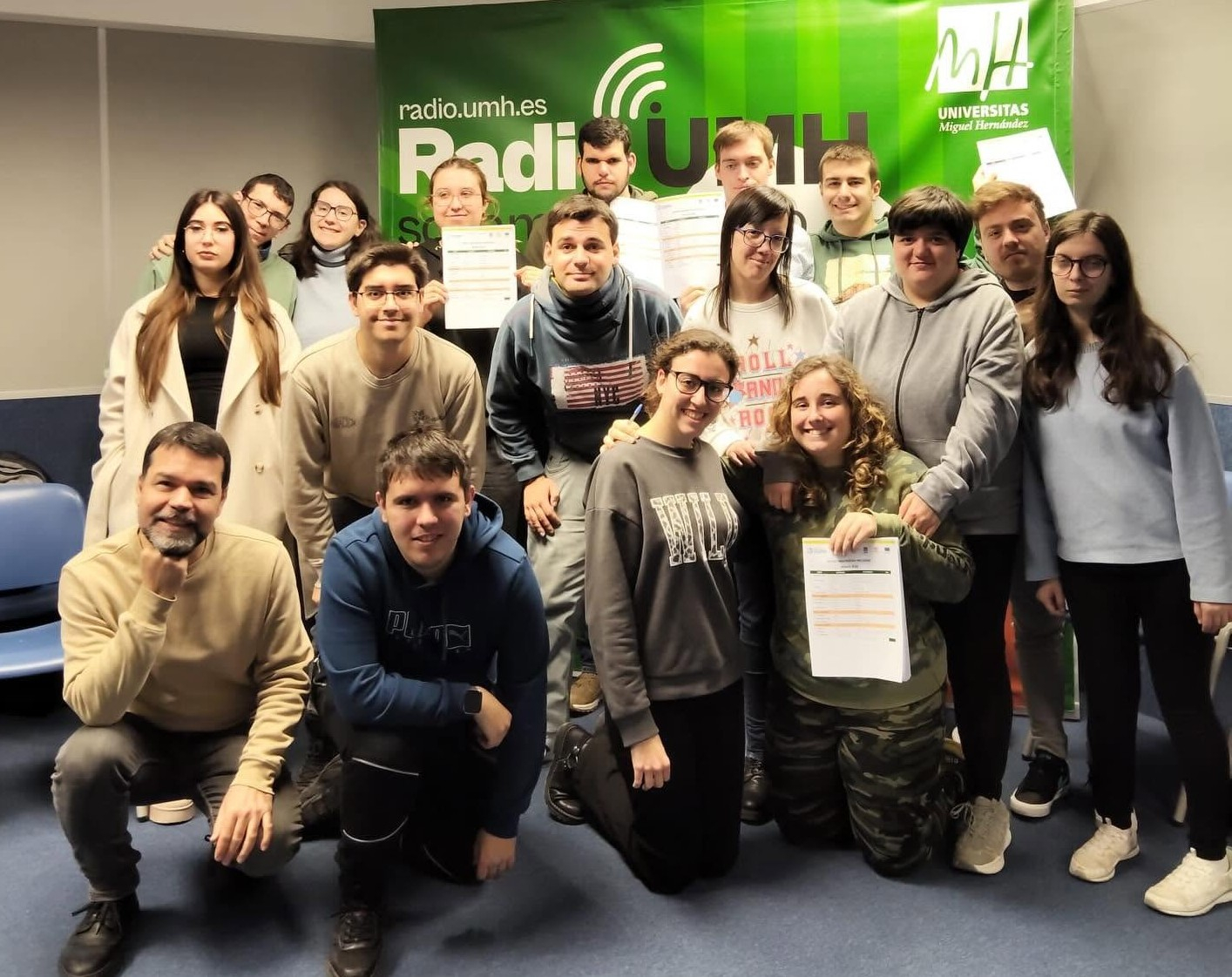 Foto de los alumnos del programa 'UniDiversidad'