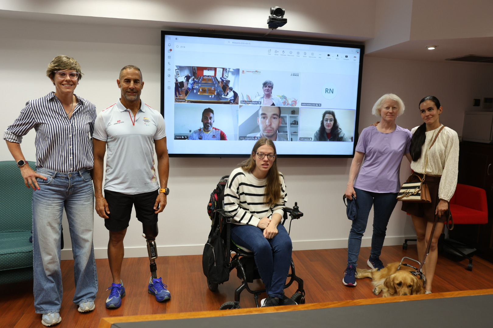 Foto de la jornada de formación en Fundación ONCE