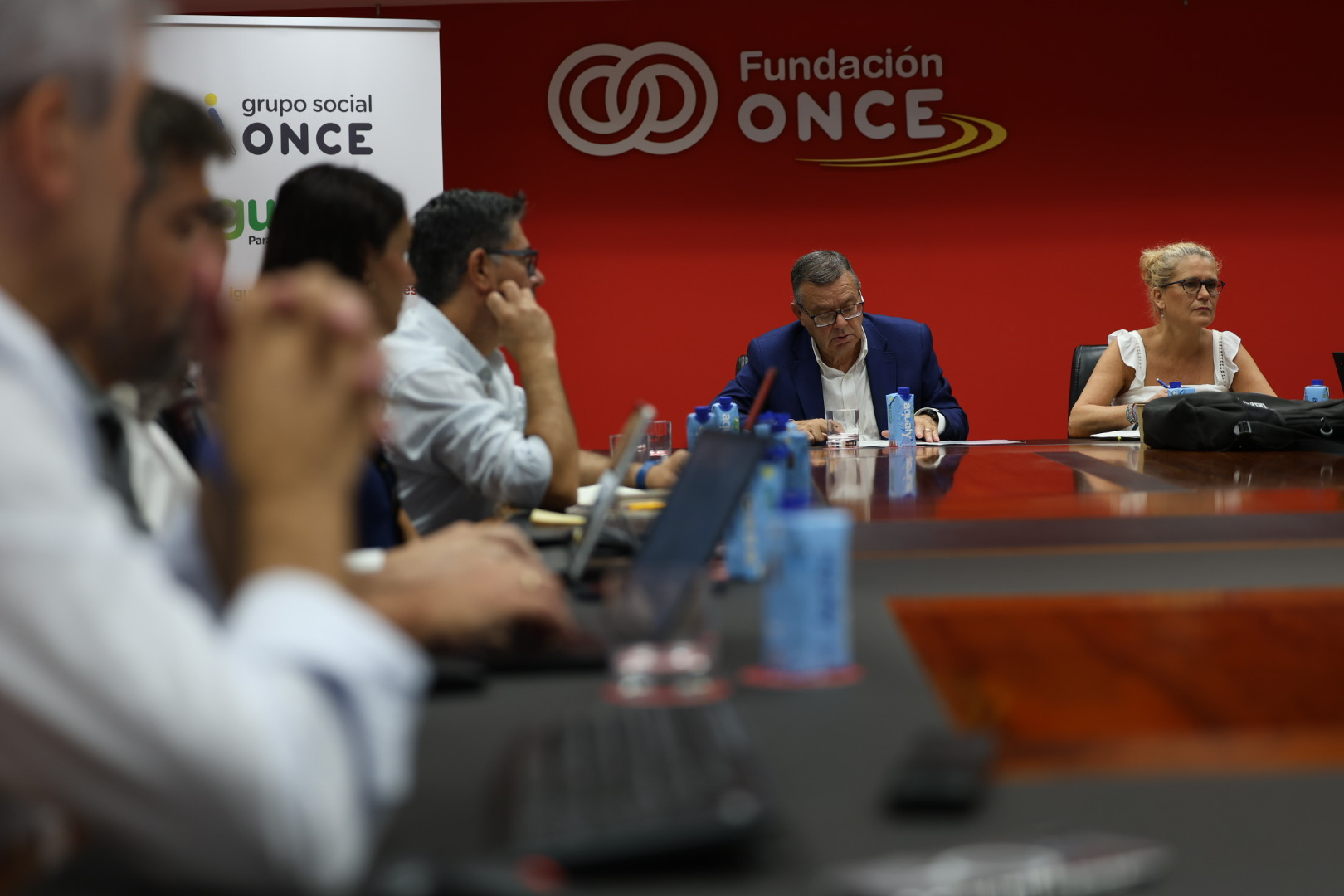 Foto de la reunión en la sede de Fundación ONCE