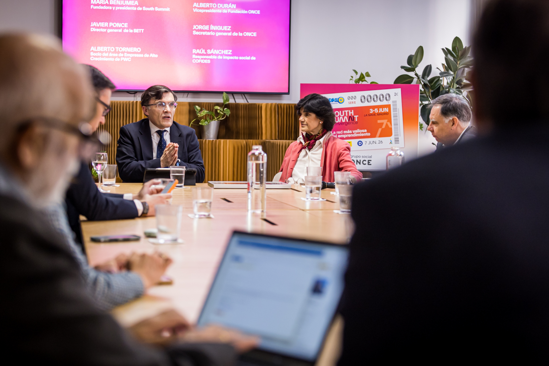Foto de la presentación de South Summit 2026