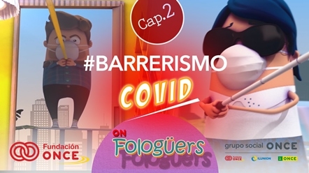 Cartela en la que aparecen dos fotogramas de situaciones del capítulo en la que salen Toni y Amaia