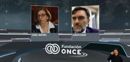 Foto de Alberto Durán y José Luis Martínez Lozano, de Fundación ONCE