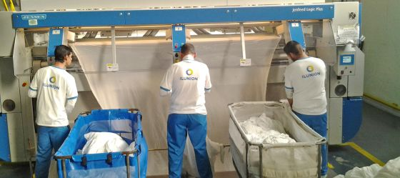 Foto de trabajadores de Ilunion