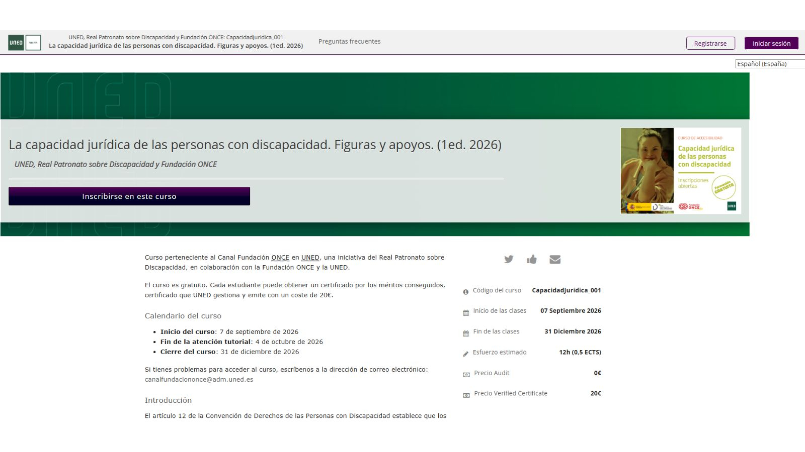 Imagen informativa del curso