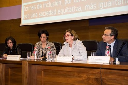 Foto de Isabel Martínez en la inauguración