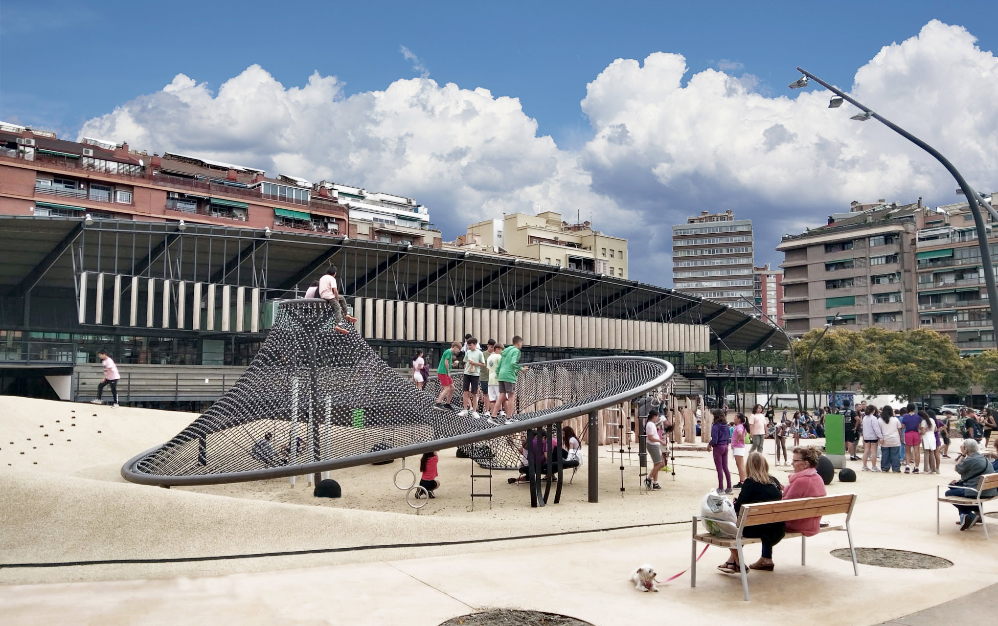 Foto de uno de los parques accesiblñes de iPlay