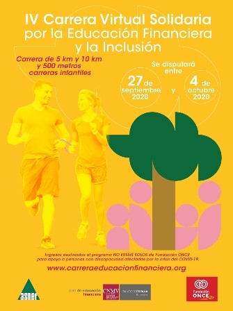 Cartel de la carrera en el que aparece el nombre, fechas y logos de las entidades colaboradoras