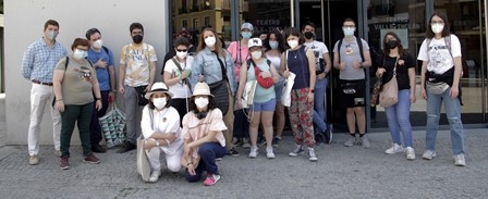 Imagen de los alumnos en una actividad del curso