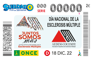 Imagen del cupón por el Día Nacional de la Esclerosis Múltiple