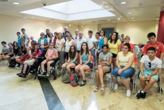 Foto de los alumnos que participan en el campus de Murcia