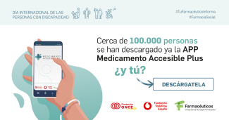 Imagen de la creatividad de la app con motivo del Día de las Personas con Discapacidad