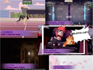 Imagen de los cinco videojuegos seleccionados