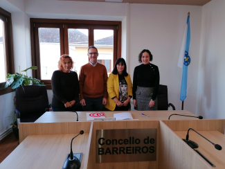 Fotografía de los firmantes del acuerdo